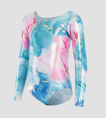 Signature MarbleFlex Long-Sleeve Leotard