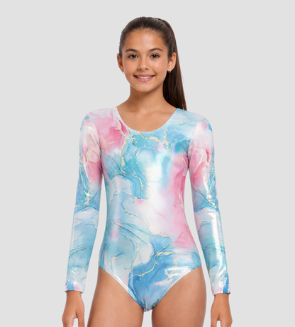 Signature MarbleFlex Long-Sleeve Leotard